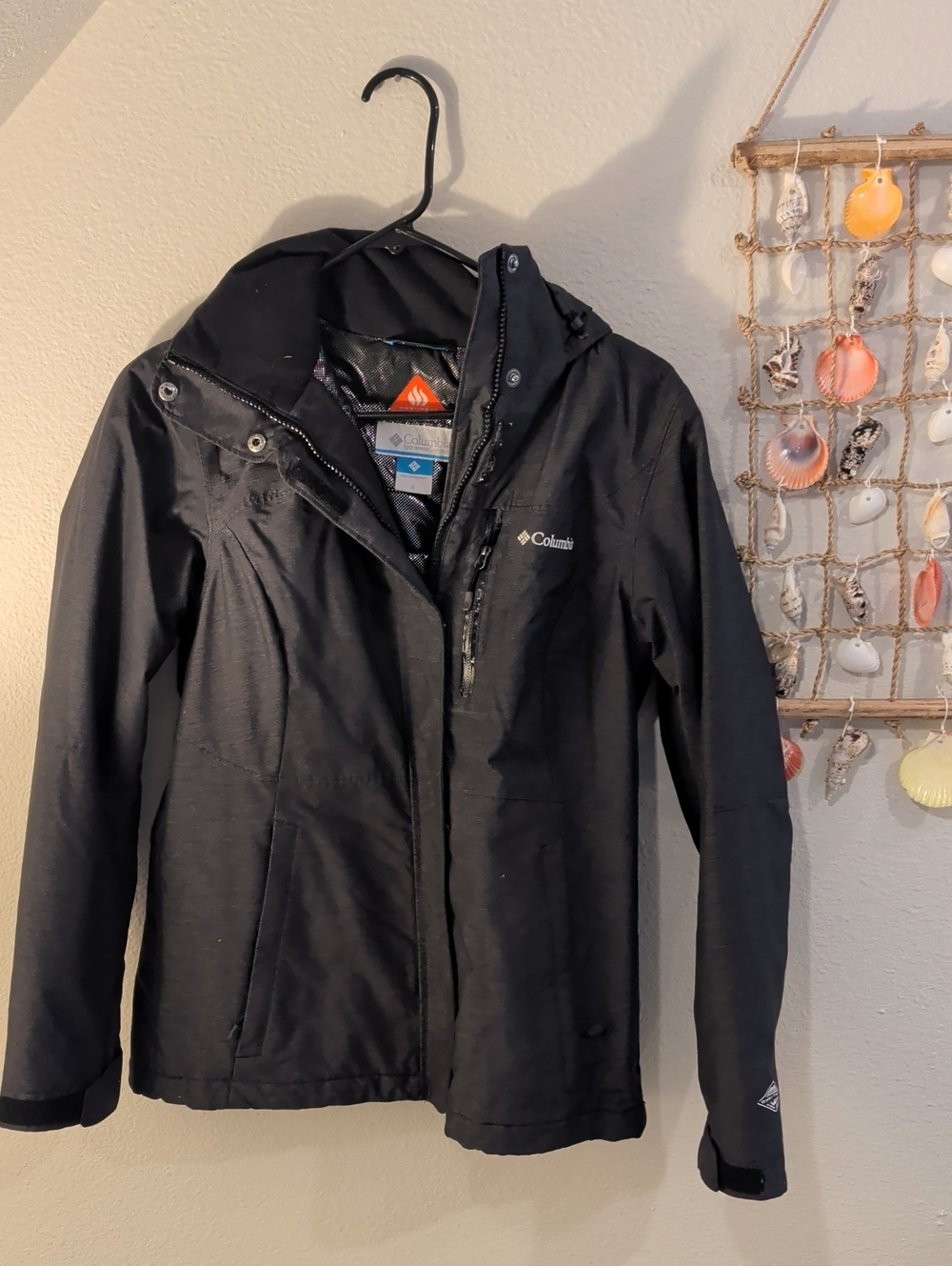 Columbia Black Women's Hooded Jacket
